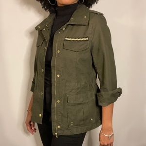 Green H&M Utility Jacket